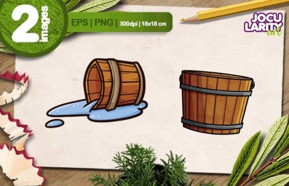 Bring Whimsy to Your Projects with a Funny Vintage Bucket Cartoon