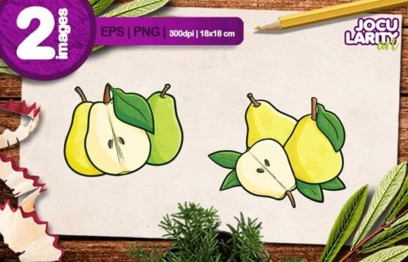 Designing with Character: The Fresh Three Pears Cartoon Illustration