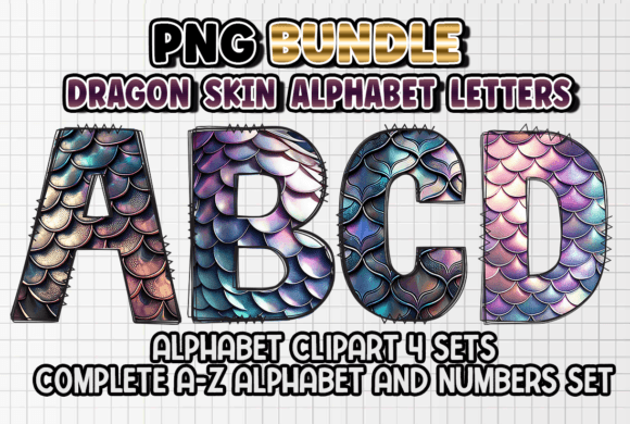Dragon Skin Alphabet Letters: A Designer's Visual Toolkit