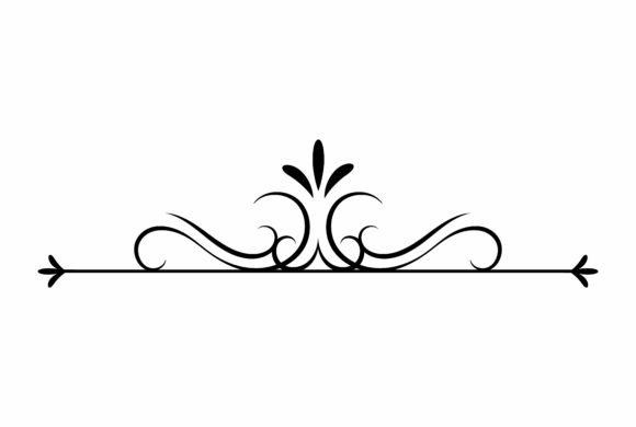 Elevate Your Designs with the Swirl Line Ornament