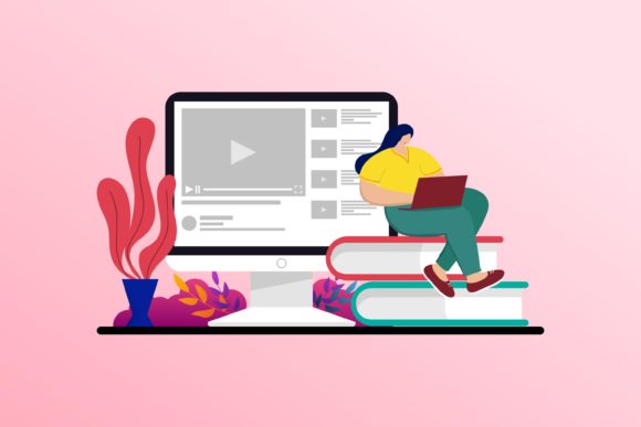 Flat Illustration Education Concept: Visuals That Teach
