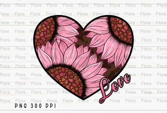 Heart Sunflower Love Valentines Day PNG: A Design Asset for Every Season