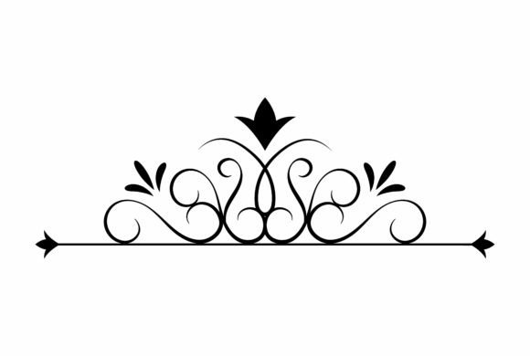 Ornamental Shape: A Filigree Vector for Creative Projects