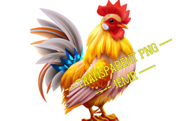 ROOSTER / TRANSPARENT PNG #99: A Creative Asset for Modern Design