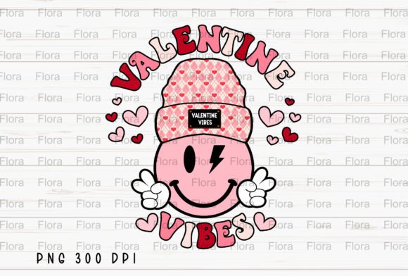 Valentine Vibes Pink Smiley Face PNG: A Playful Design Asset