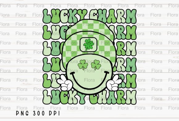 Your Go-To Lucky Charm Smiley Face St Patrick's PNG for Festive Designs